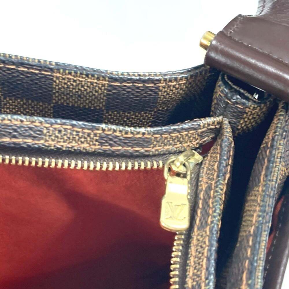 LOUIS VUITTON Authentic Brown Damier Canvas Shoulder Bag - Picture 10 of 13